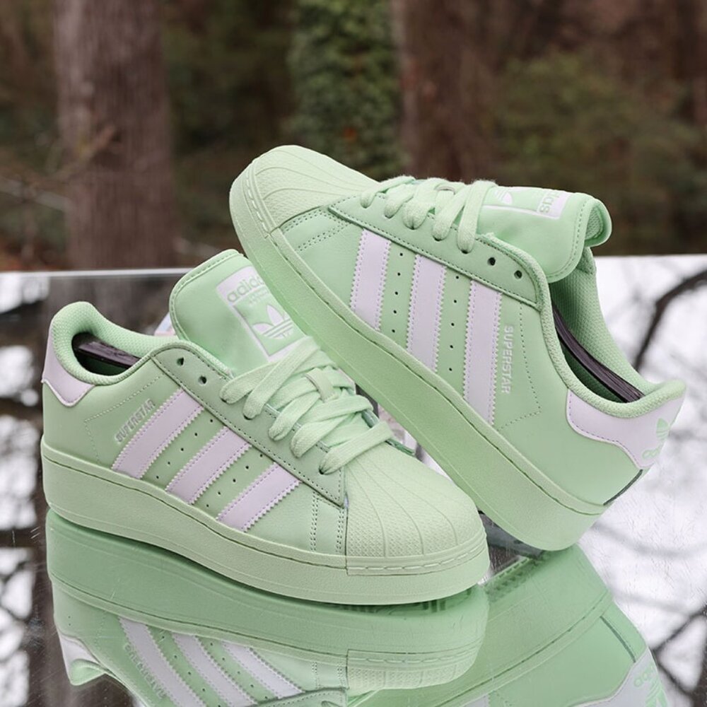 Adidas Superstar XLG Semi Green Spark - Picture 7 of 13